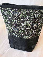 Load image into Gallery viewer, Moths & Owls - Large Drawstring Project Pouch