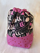 Load image into Gallery viewer, Witches Wardrobe - Drawstring Knitting Project Pouch - Medium
