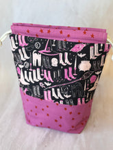 Load image into Gallery viewer, Witches Wardrobe - Drawstring Knitting Project Pouch - Medium
