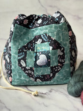 Load image into Gallery viewer, Patchwork Square Bucket Bag - Large
