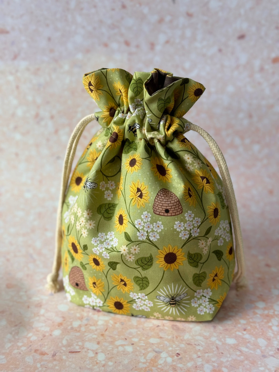 Ruffle Bag - Medium - Sunflowers