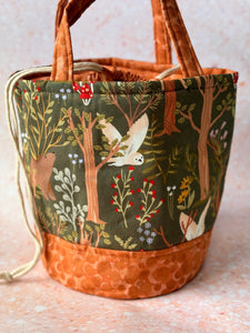 Bucket Bag - Large - Whimsical Woods