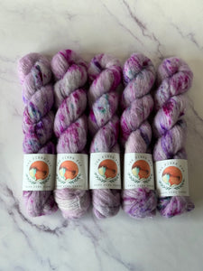 SALE - A Hurricane of Jacarandas  - Suri Cashmere Cloud