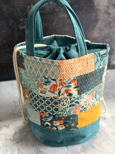 Patchwork Bucket Bag - Large - Nutmeg