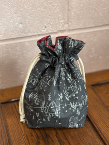 Ruffle Bag - Medium - Spooky Cats