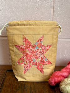 Patchwork Ruffle Bag - Medium - Liberty Betsy Star