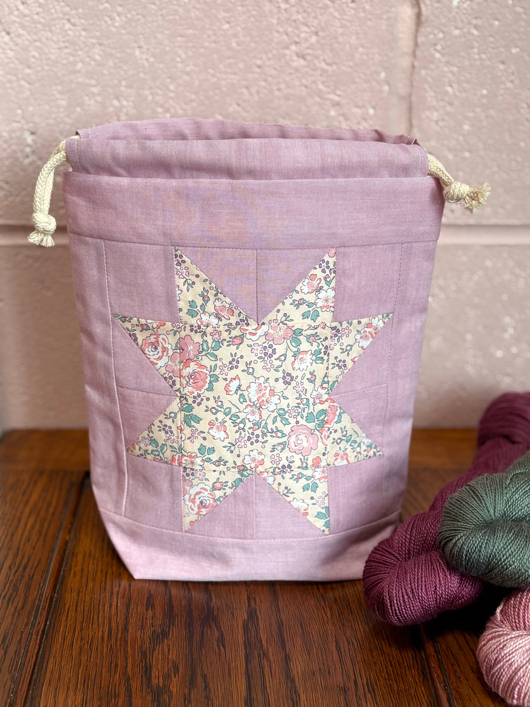 Patchwork Ruffle Bag - Medium - Liberty Felicite Star