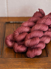Load image into Gallery viewer, Silky Sock - Cranberry - Happy Accident
