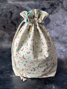 SALE - Ruffle Bag - Large - Shooting Stars