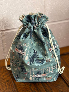 Ruffle Bag - Large - Witchy Cats