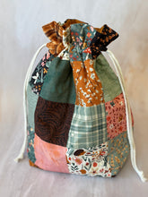 Load image into Gallery viewer, Patchwork Project Bag - 8 skein size

