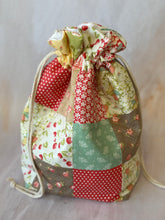Load image into Gallery viewer, Patchwork Project Bag - 8 skein size
