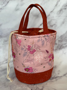 Bucket Bag - Large - Cobwebs (pink)