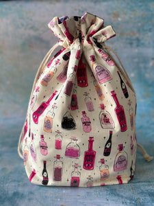 Ruffle Bag - Large - Potion Bottles