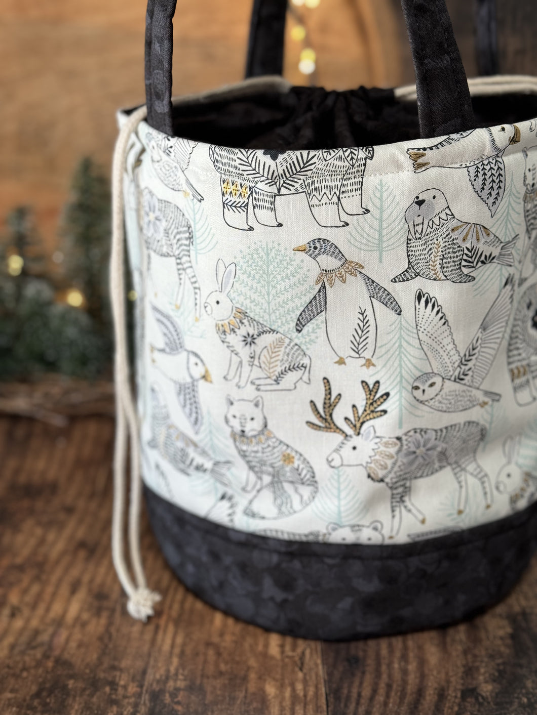 Bucket Bag - Large - Arctic Animals