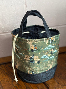 Bucket Bag - Large - Witchy Badgers
