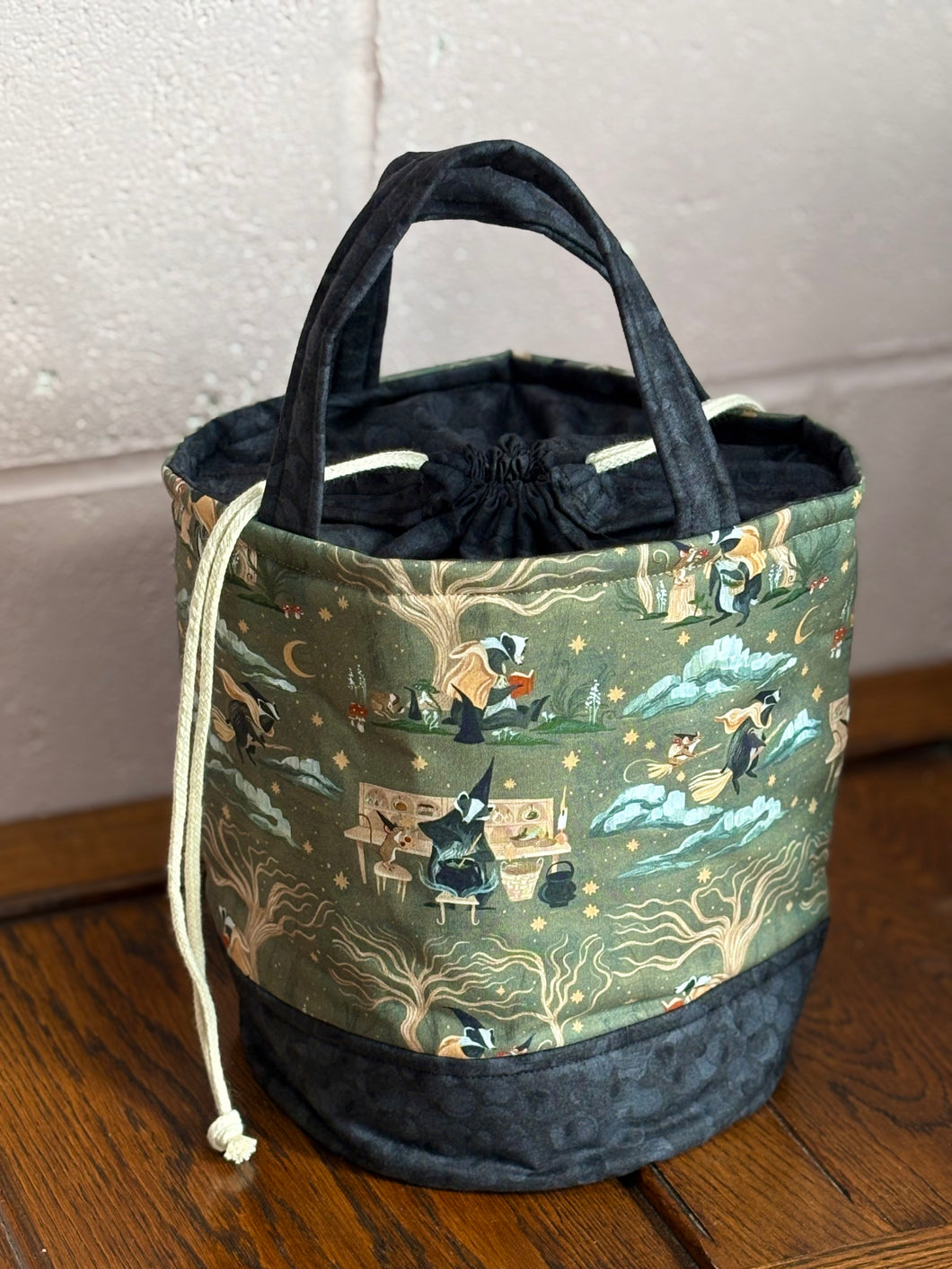 Bucket Bag - Large - Witchy Badgers