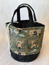Load image into Gallery viewer, Bucket Bag - Large - Witchy Badgers
