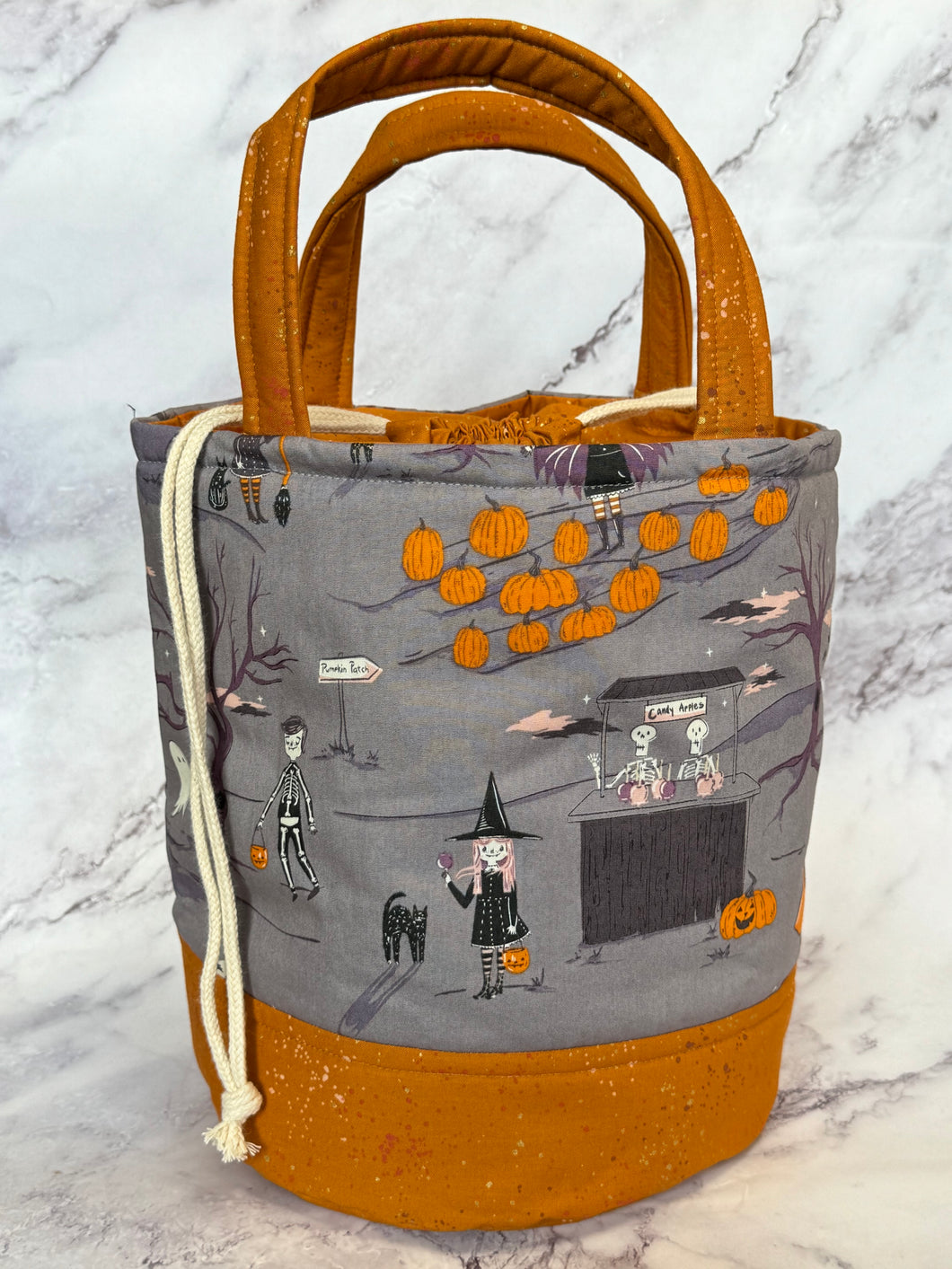 Bucket Bag - Large - Trick or Treaters (grey)