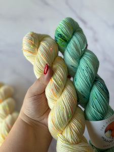 NEW - Neon Tweed - Fingering & DK