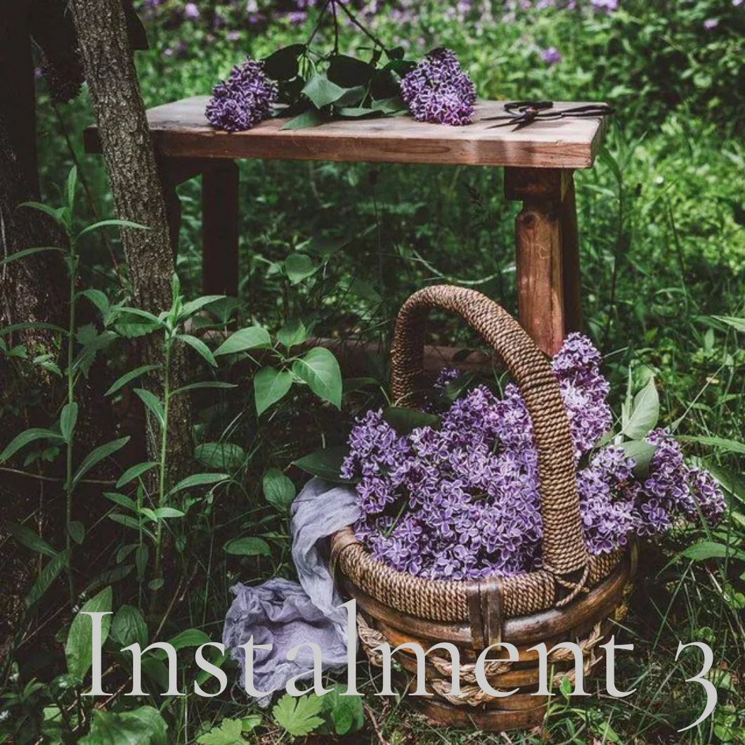 3rd Instalment  -Bucket Bag - Cottage Garden Advent Calendar