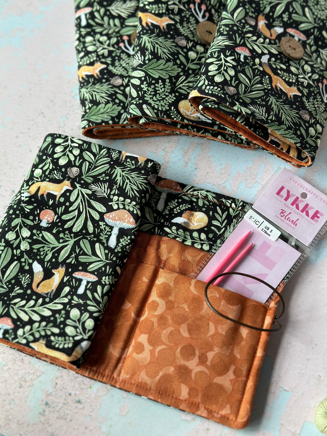 Needle Roll - Small - Foxes & Mushrooms