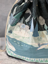 Load image into Gallery viewer, Ruffle Bag - Extra Large - Arctic Creatures
