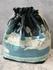 Ruffle Bag - Extra Large - Arctic Creatures