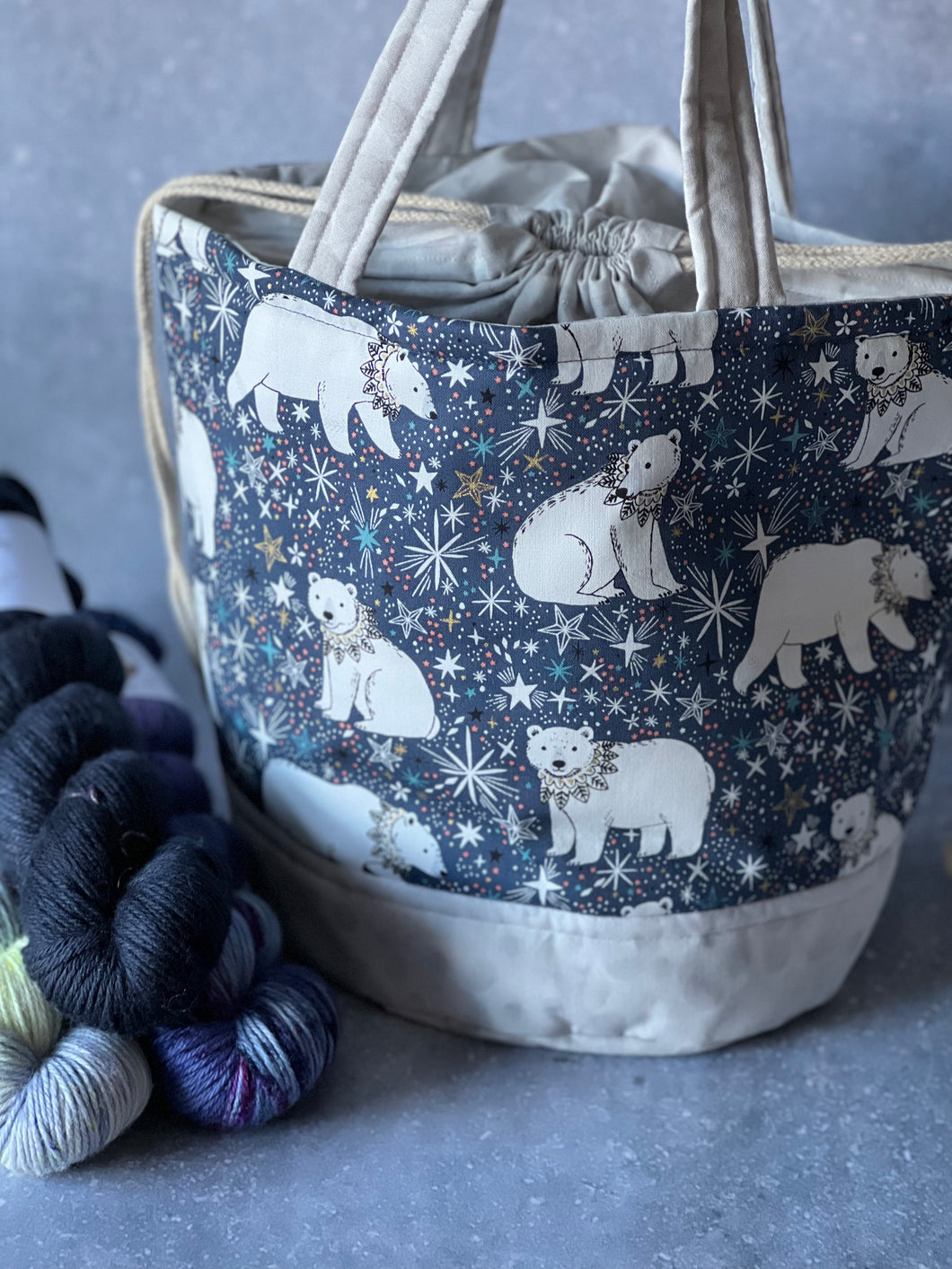 Bucket Bag - Large - Polar Bears